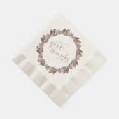 Geben Sie Erntedank des Dank-| Papierservietten (Ecke)