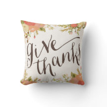 Geben Sie Erntedankthrow-Kissen des Dank-|