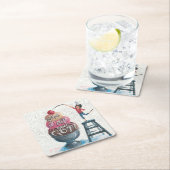 Geben Sie es aller, den Sie got! Rechteckiger Pappuntersetzer (Vor Ort)