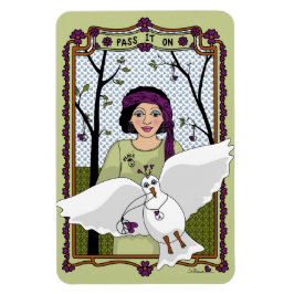 Geben Sie es an On_A_4x6-Kühlschrank Magnet