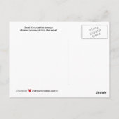 Geben Sie es an On_A_ Postkarte (Rückseite)