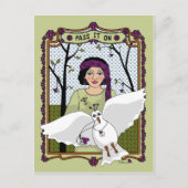 Geben Sie es an On_A_ Postkarte (Vorderseite)