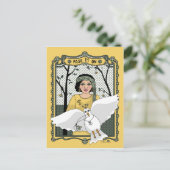 Geben Sie es an On_C_ Postcard Postkarte (Stehend Vorderseite)