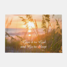 Geben Sie es Gott gehen schlafen Gute Nacht Zitat