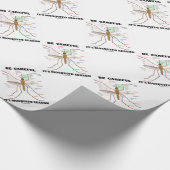 Geben Sie es ist Moskito-Jahreszeit acht Geschenkpapier (Ecke)