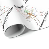 Geben Sie es ist Moskito-Jahreszeit acht Geschenkpapier (Rolleneckpunkt)