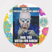 Geben Sie es zu, Sie werden Geweckt & bereuen - Au Etiketten (Design 2)