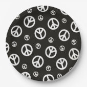 Geben Sie Frieden 1 Pappteller (Vorderseite)