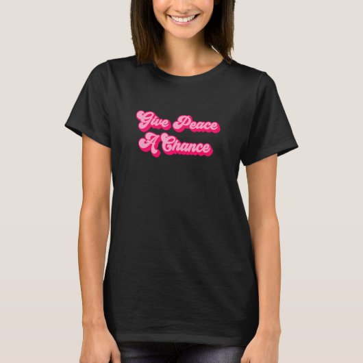 Geben Sie Frieden 2 T-Shirt (Vorderseite)