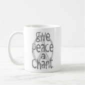 Geben Sie Frieden ein Gesang Kaffeetasse (Links)