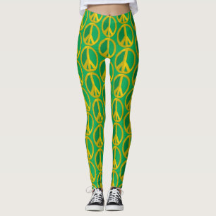Geben Sie Frieden eine Grün-Möglichkeits-Legging Leggings
