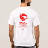 Geben Sie Frieden eine Hand - Avaaz.org T-Shirt (Rückseite)
