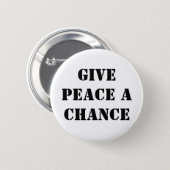 Geben Sie Frieden eine Möglichkeit Button (Vorne & Hinten)