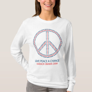 Geben Sie Frieden eine Möglichkeit T-Shirt