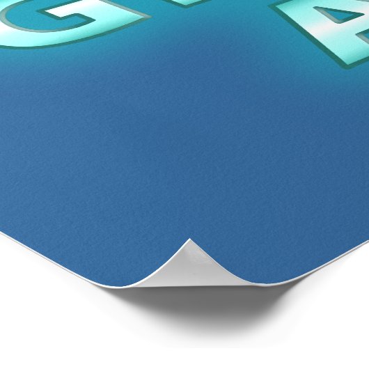 Geben Sie Frieden Poster (Ecke)