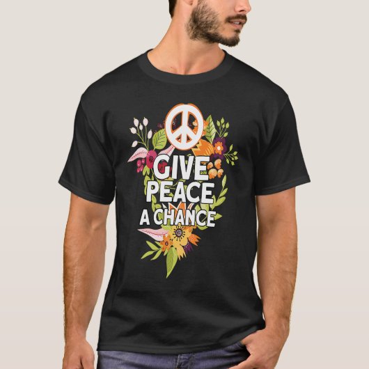 Geben Sie Frieden T-Shirt (Vorderseite)