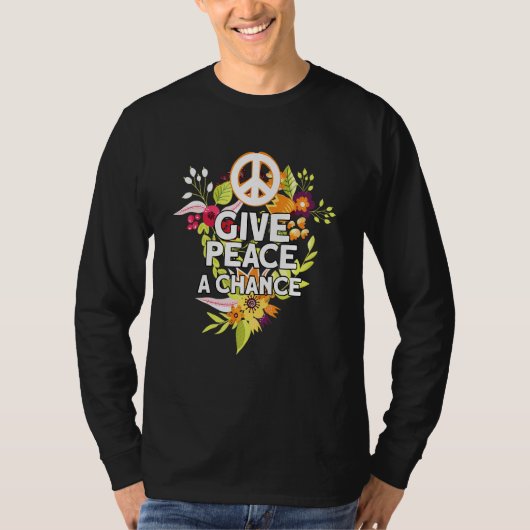 Geben Sie Frieden T-Shirt (Vorderseite)