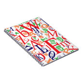 Geben Sie Fun Cool von A bis Z fett-Design ein Notizblock (Rechte Seite)