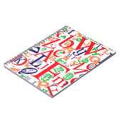 Geben Sie Fun Cool von A bis Z fett-Design ein Notizblock (Linke Seite)