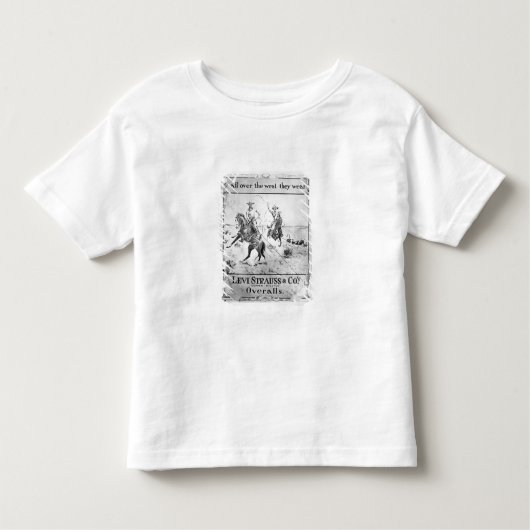 Geben Sie für Levi Strauss u. Co, c.1900 acht Kleinkind T-shirt (Vorderseite)