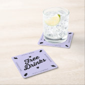 Geben Sie Getränk-Save the Date Untersetzer frei (Vor Ort)