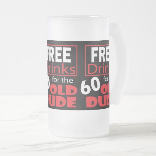 Geben Sie Getränke für den der 60 Mattglas Bierglas (VorderseiteRechts)