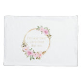 Geben Sie Gott das Beste - Christlich Kissenbezug (Rückseite)