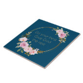 Geben Sie Gott das Beste - Christliche Frauen Fliese (Seite)