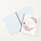 Geben Sie Gott das Beste - Christliche Frauen Notizblock (Innenseite)