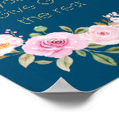 Geben Sie Gott das Beste - Christliche Frauen Poster (Ecke)