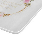 Geben Sie Gott das Beste - Christliche Frauen Schneidebrett (Ecke)