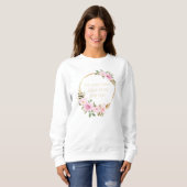 Geben Sie Gott das Beste - Christliche Frauen Sweatshirt (Vorne ganz)