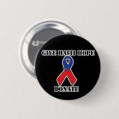 Geben Sie Haiti Hope Button (Vorne & Hinten)