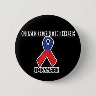 Geben Sie Haiti Hope Button