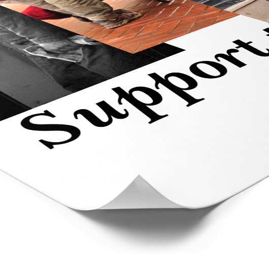 ...geben sie heute poster (Ecke)