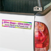 Geben Sie Hoffnung - geben Sie das Leben! Autoaufkleber (Auf Lkw)