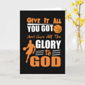 Geben Sie ihm das ganze Design des Korbbildes Karte (Gelbe Blume)