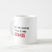 Geben Sie ihm ein bisschen Kaffeetasse (Vorderseite Links)