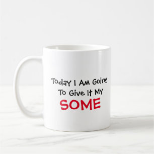 Geben Sie ihm ein bisschen Kaffeetasse