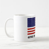Geben Sie ihm Ihr Bestes! Kaffeetasse (Links)