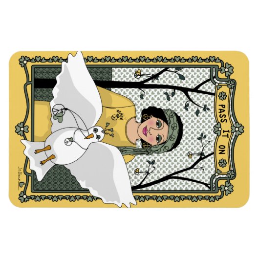 Geben Sie ihn an: On_C_4x6 Kühlschrank Magnet (Horizontal)