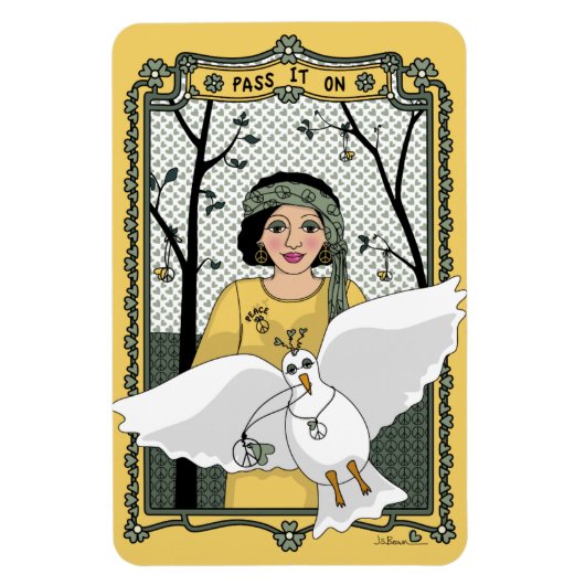 Geben Sie ihn an: On_C_4x6 Kühlschrank Magnet (Vertikal)