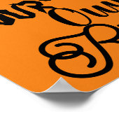 Geben Sie Ihr eigenes Risiko-Spooky-Fun-Halloween- Poster (Ecke)