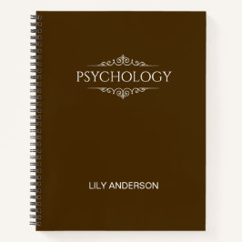 Geben Sie Ihr eigenes Thema und Ihren Namen in den Notizblock