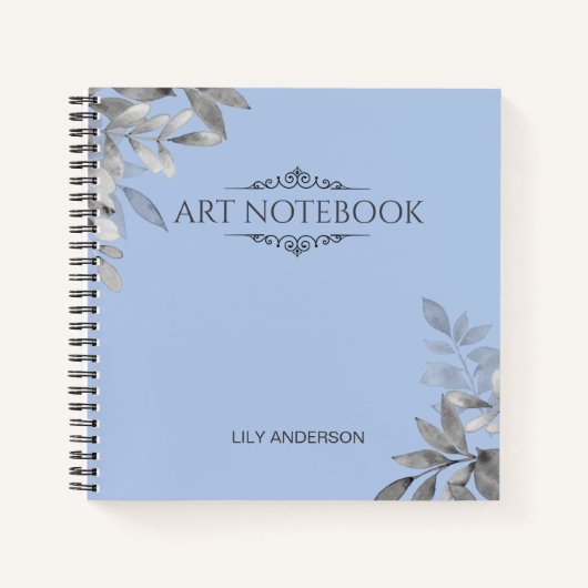 Geben Sie Ihr eigenes Thema und Ihren Namen in den Notizblock (Vorderseite)