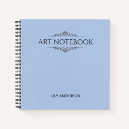 Geben Sie Ihr eigenes Thema und Ihren Namen in den Notizblock