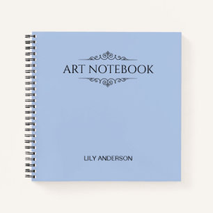 Geben Sie Ihr eigenes Thema und Ihren Namen in den Notizblock