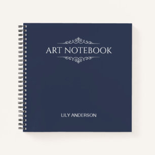 Geben Sie Ihr eigenes Thema und Ihren Namen in den Notizblock