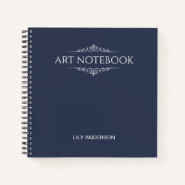 Geben Sie Ihr eigenes Thema und Ihren Namen in den Notizblock