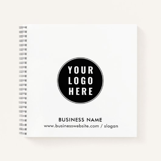 Geben Sie Ihr Firmenlogo ein Notizblock (Vorderseite)